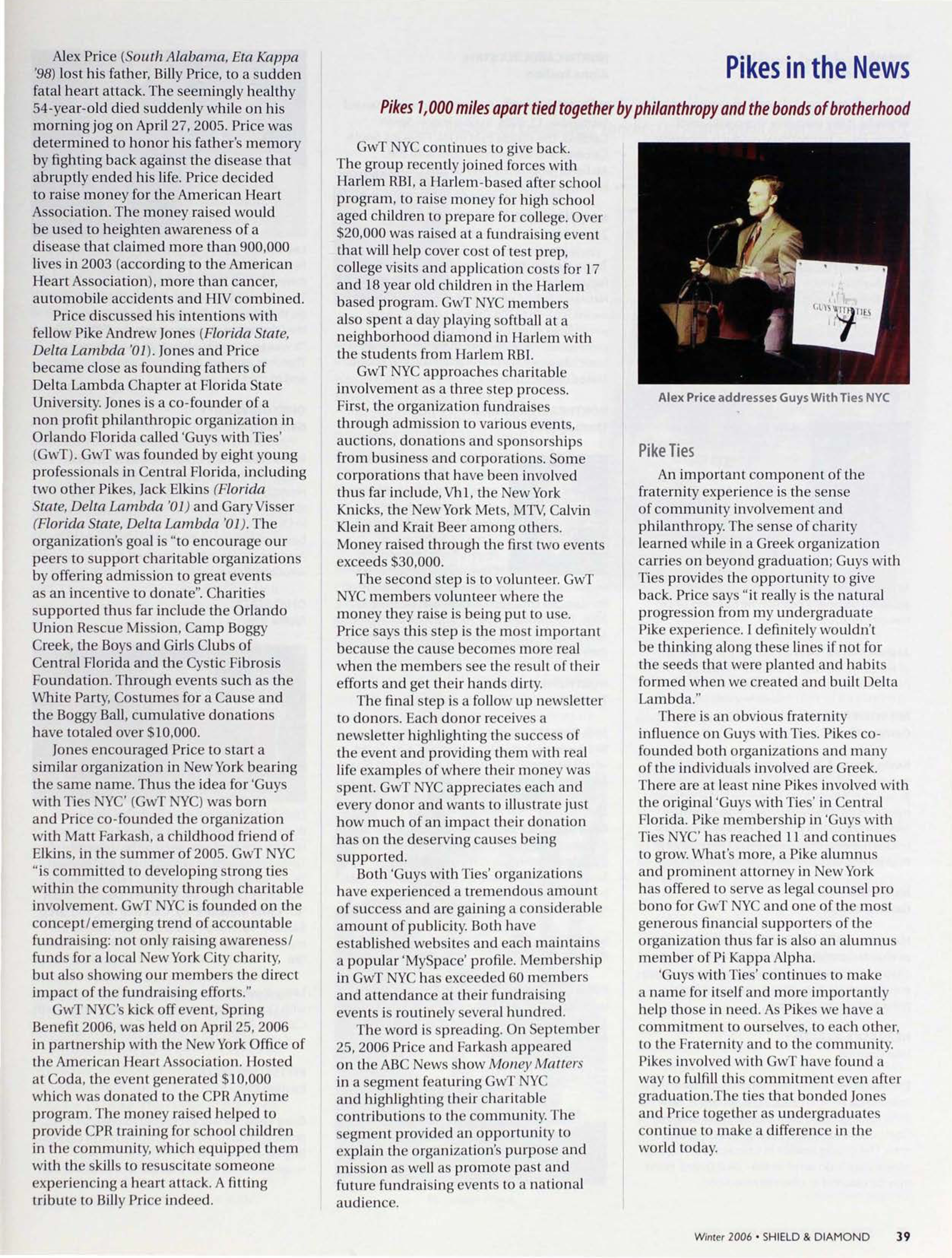 Pikes In The News, Winter 2006